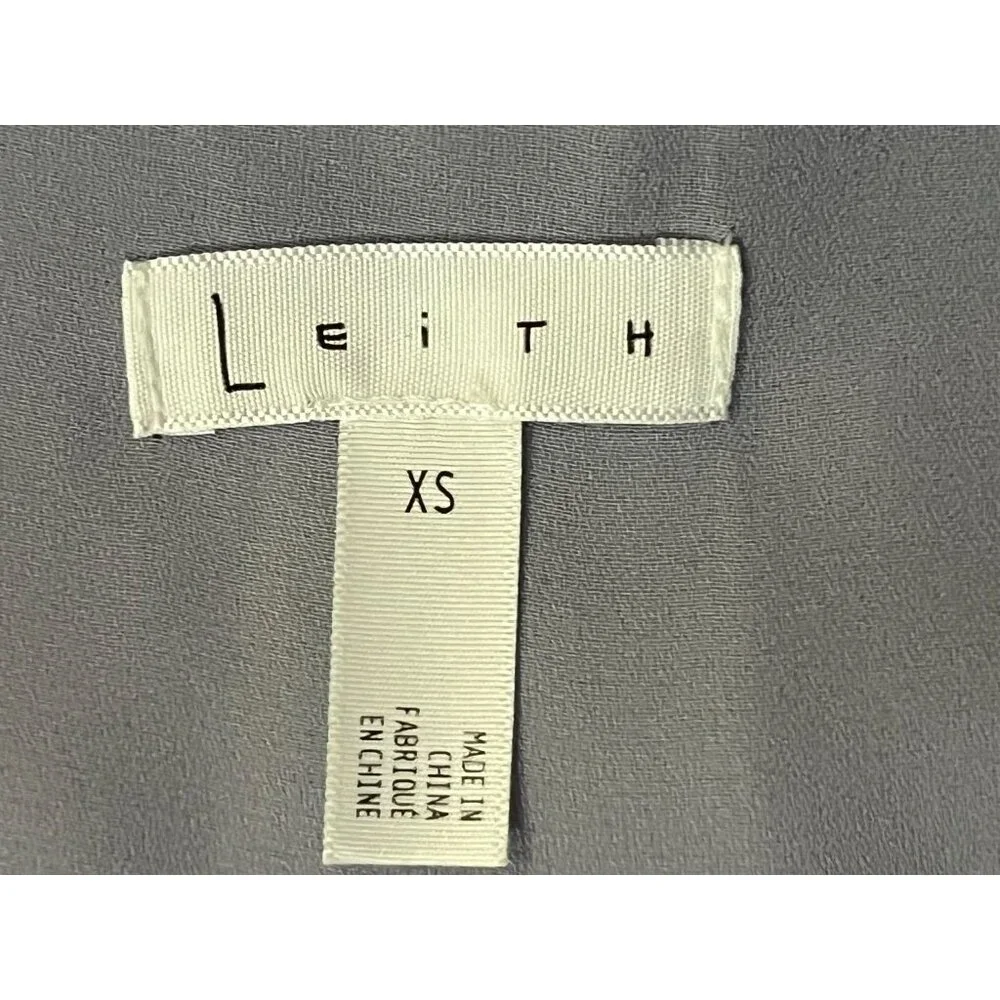 Leith Dress Womens XS Light Purple Hi Low Surplice Lined Used No Belt - Picture 5 of 10